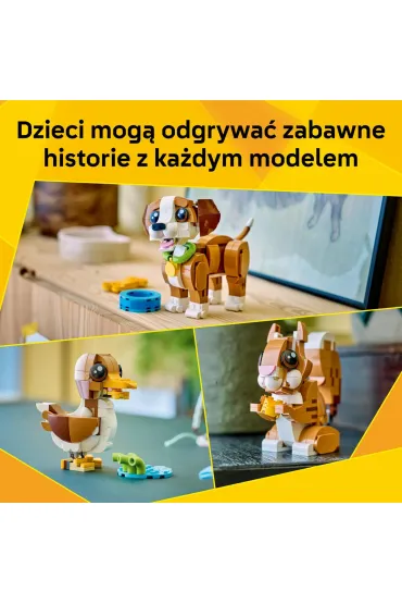 LEGO Creator Urocze zwierz�tka: psotny szczeniaczek 31382