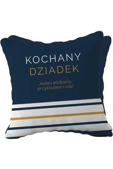 Be-Happy Gifts Poduszka prezentowa z napisem Kochany Dziadek