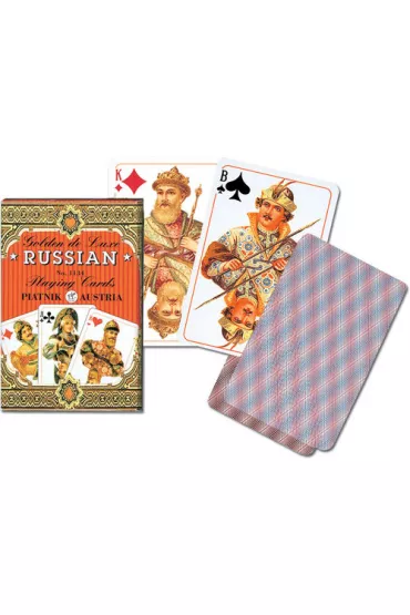 Karty standard "Rosyjskie - z�ote"