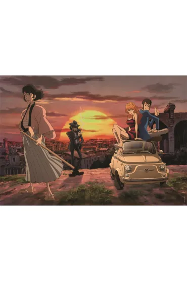 Puzzle 1000 el. Compact Lupin III Clementoni