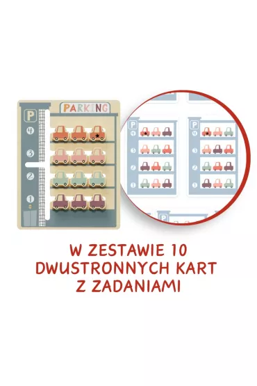 Uk�adanka logiczna dla dzieci Parking - 36 m+ Top Bright