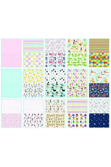 Happy Color Blok z motywami KIDS A4 30 motyw�w 80g 15 kartek