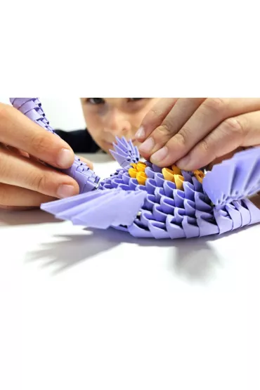 Origami 3D. Plezjozaur Alexander