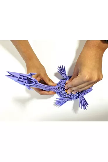 Origami 3D. Plezjozaur Alexander