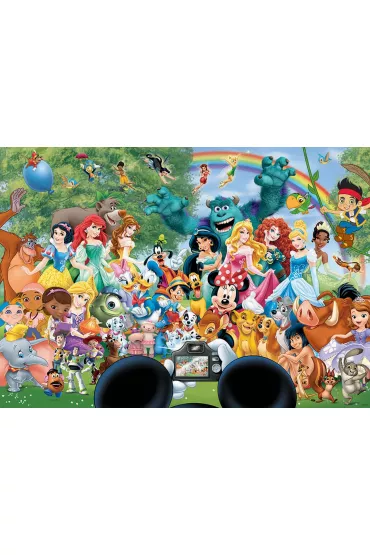 Puzzle 1000 el. Cudowny �wiat Walta Disney'a Educa