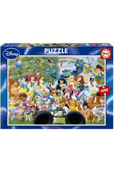 Puzzle 1000 el. Cudowny �wiat Walta Disney'a Educa