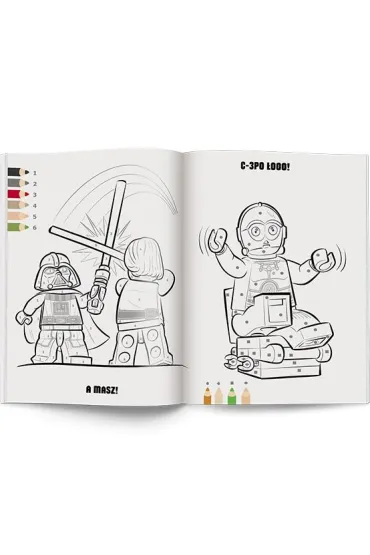 Lego Star Wars. Kolorowanka wed�ug kodu
