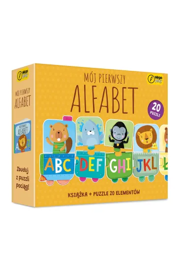 Puzzle 20 el. M�j pierwszy alfabet + ksi��ka Wilga Play