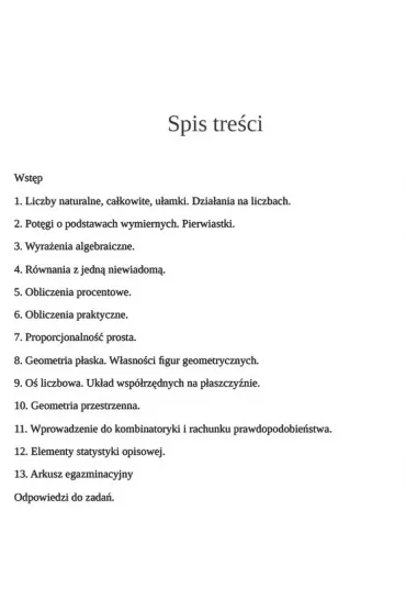 Egzamin �smoklasisty. Matematyka. Przygotowanie i �wiczenia - Anna Salak