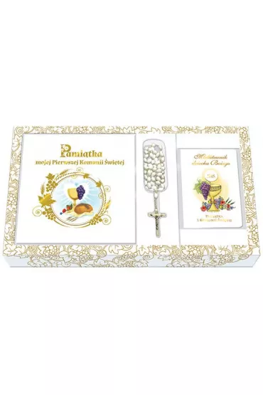 Pami�tka I Komunii �wi�tej z r�a�cem
