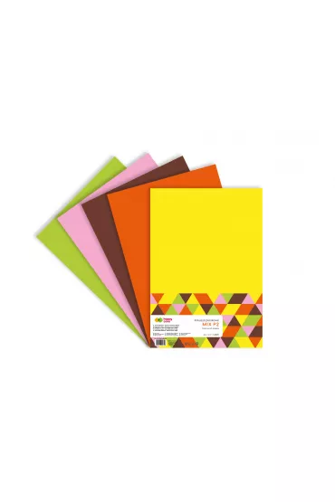 Arkusze piankowe samoprzylepne Happy Color A4 5 kolor�w, 5 arkuszy