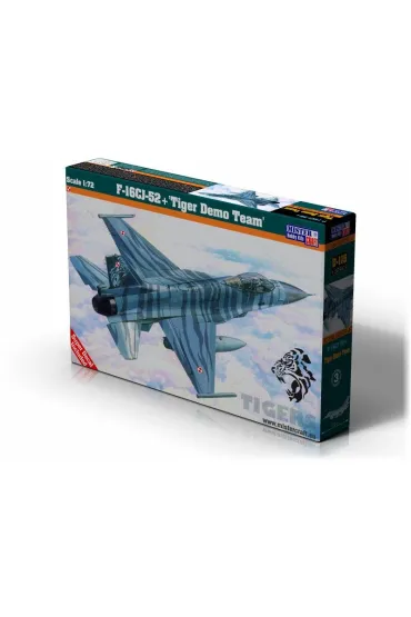 Model samolotu do sklejania F-16CJ-52 Tiger Demo Team 1:72 D-115 Mastercraft