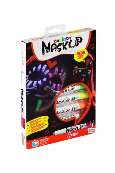 Kw Trade Kredki do twarzy MaskUp Neon 6 kolor�w