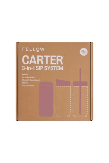 Fellow Carter Move Mug 3 w 1 Kubek termiczny + 3 nakr�tki Pudrowy r�owy 473 ml