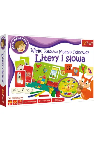 Gra Wielki Zestaw Ma�ego Odkrywcy Litery i S�owa