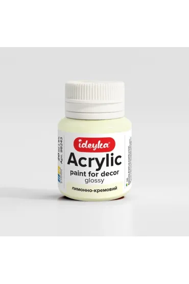 Ideyka Farba akrylowa Krem cytrynowy 20ml 20 ml