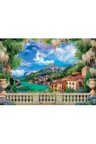 Puzzle 3000 el. HQ Lush Terrace on Lake Clementoni