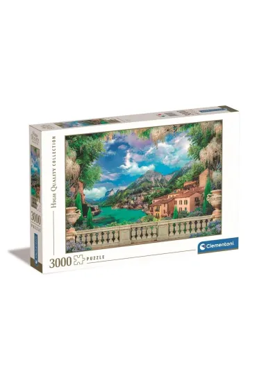 Puzzle 3000 el. HQ Lush Terrace on Lake Clementoni