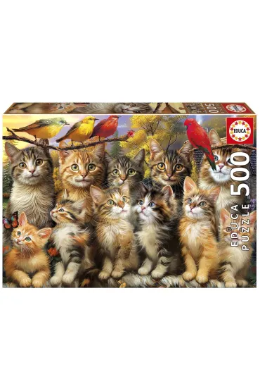 Puzzle 500 Koci�ta i Ptaki 113395 Educa