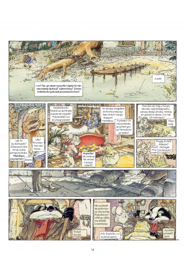 M�j pierwszy komiks 5+ Nieproszeni go�cie. O czym szumi� wierzby. Tom 4 - Michel Plessix