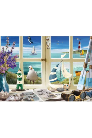 Puzzle 1000 PQ Okno na morze 114011 Schmidt
