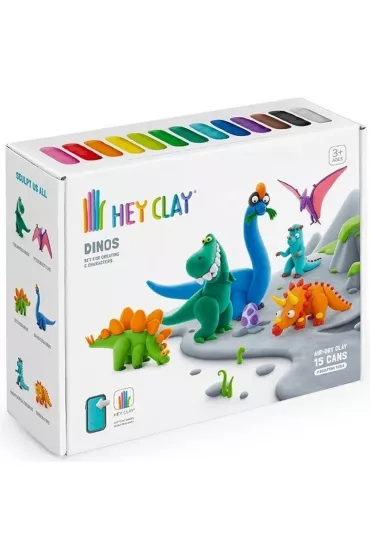 Masa plastyczna Hey Clay Dinozaury HCL15016 Tm Toys