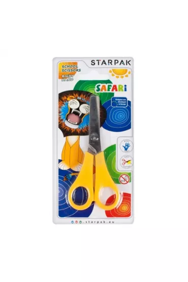 Starpak No�yczki szkolne dla prawor�cznych Safari
