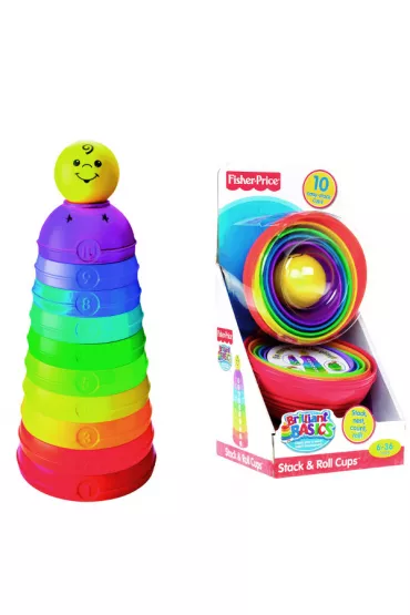 Fisher-Price Okrge kubeczki do ustawiania W4472 Mattel