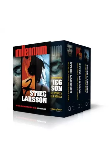 Pakiet Millennium. Tomy 1-3: Mczyni, ktrzy nienawidz kobiet, Dziewczyna, ktra igraa z ogniem, Zamek z piasku, ktry run - Stieg Larsson