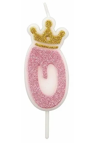 �wieczka 0 r�owa 6,8cm PARTY GO
