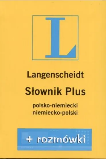 S�ownik PLUS rozm�wki polsko-niemiecki niemiecko-polski