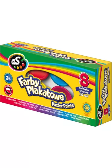 Astra Farby plakatowe 8 x 20 ml