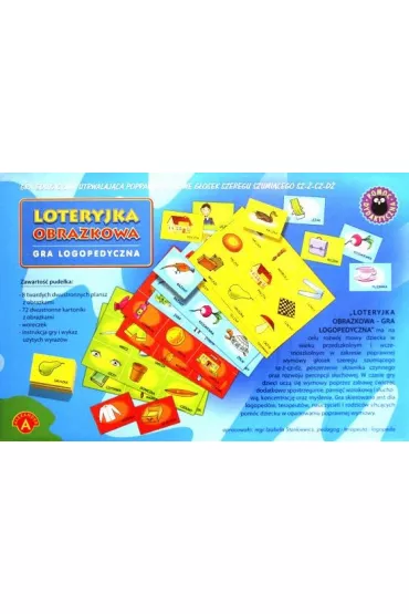 Loteryjka Obrazkowa - logopedyczna
