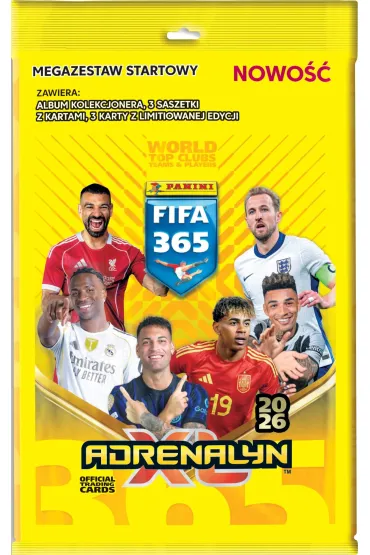 Album kolekcjonera Fifa 365 Adrenalyn XL 2026 Panini