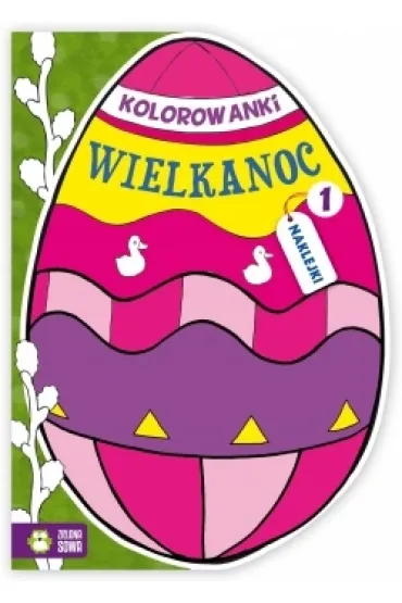 Kolorowanki wielkanocne cz. 1 (z naklejkami)