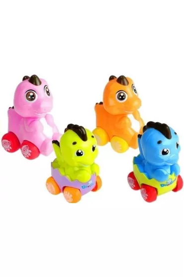 LeanToys Dinozaur nakr�cany MIX