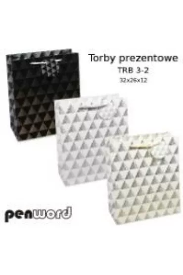 Penword Torebka prezentowa mix 26x32x11cm
