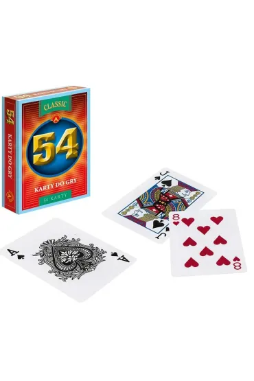 Klasyczne karty do gry. 54 karty
