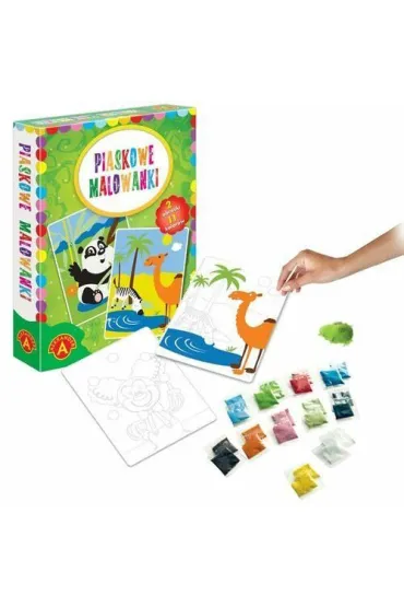 Piaskowe malowanki. Panda i Wielb��d Alexander