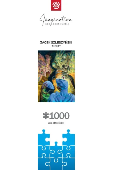 Puzzle 1000 el. Imagination: Jacek Szleszy�ski The Gift / Dar Good Loot