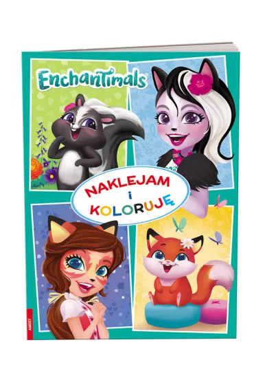 Enchantimals. Naklejam i koloruj�