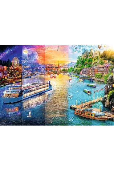 Puzzle 1000 el. Rejs po rzece Trefl