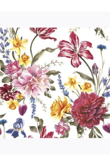 Serwetka papierowa 3warstowa 33x33 Kwiaty op20szt POL-MAK SDOG044601