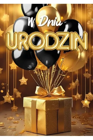Armin Style KARNET URODZINY 3D B6 Z KOP AS FL-08 FOL
