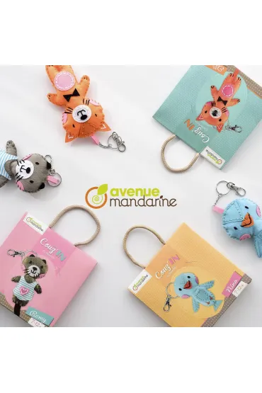 Brelok do szycia Piesek Tom Avenue Mandarine