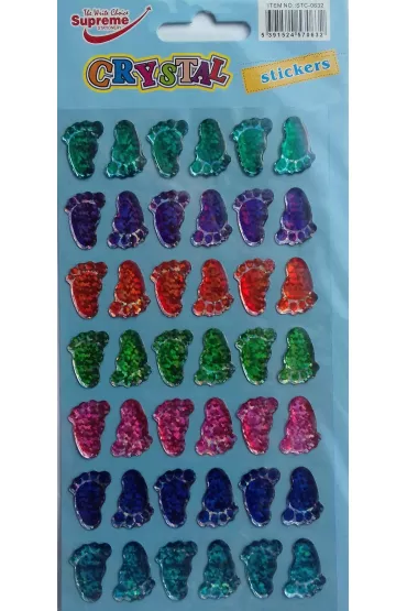 3Z Naklejka Crystal Stopy