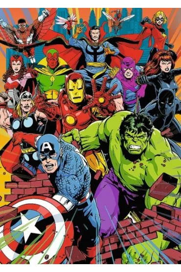 Puzzle 1000 el. Marvel Heroes Trefl
