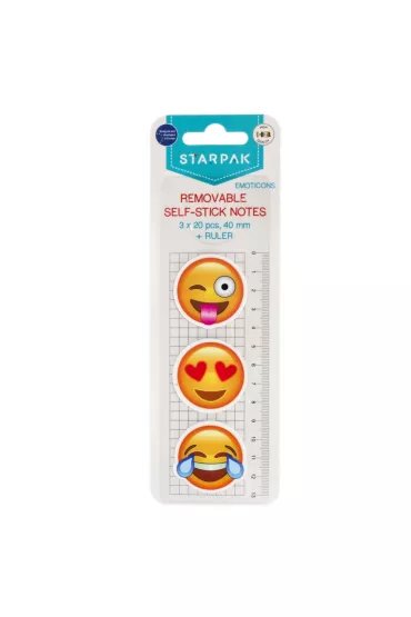 Starpak Zak�adka indeksuj�ca Emoticon z linijk� 40 mm