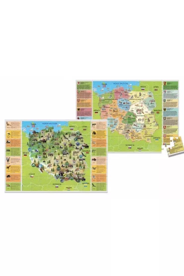 Puzzle 108 el. Ma�y Geniusz. Moja Polska Lisciani