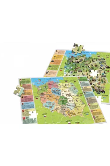 Puzzle 108 el. Ma�y Geniusz. Moja Polska Lisciani